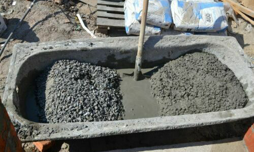 Пропорции для замешивания бетона