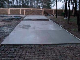заливка бетона для тротуарной плитки