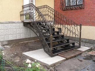 разновидности входных лестниц