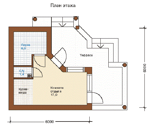 План этажа сложного проекта