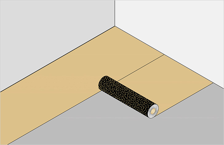Самостоятельная укладка ламината на бетонный пол с подложкой