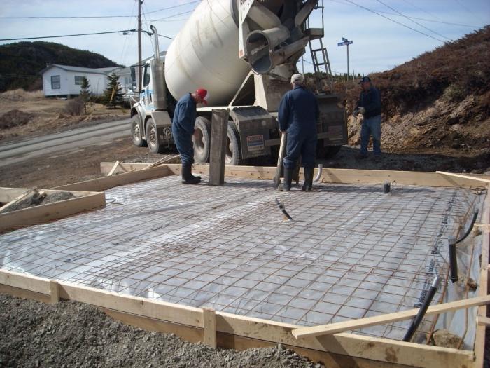 заливка бетона при отрицательных температурах