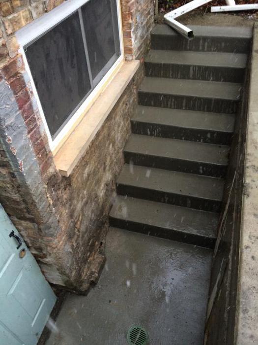 Как отделать бетонную лестницу