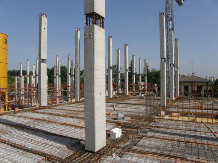 конструкция бетонной колонны