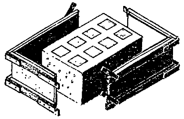 Разборная форма для изготовления блоков