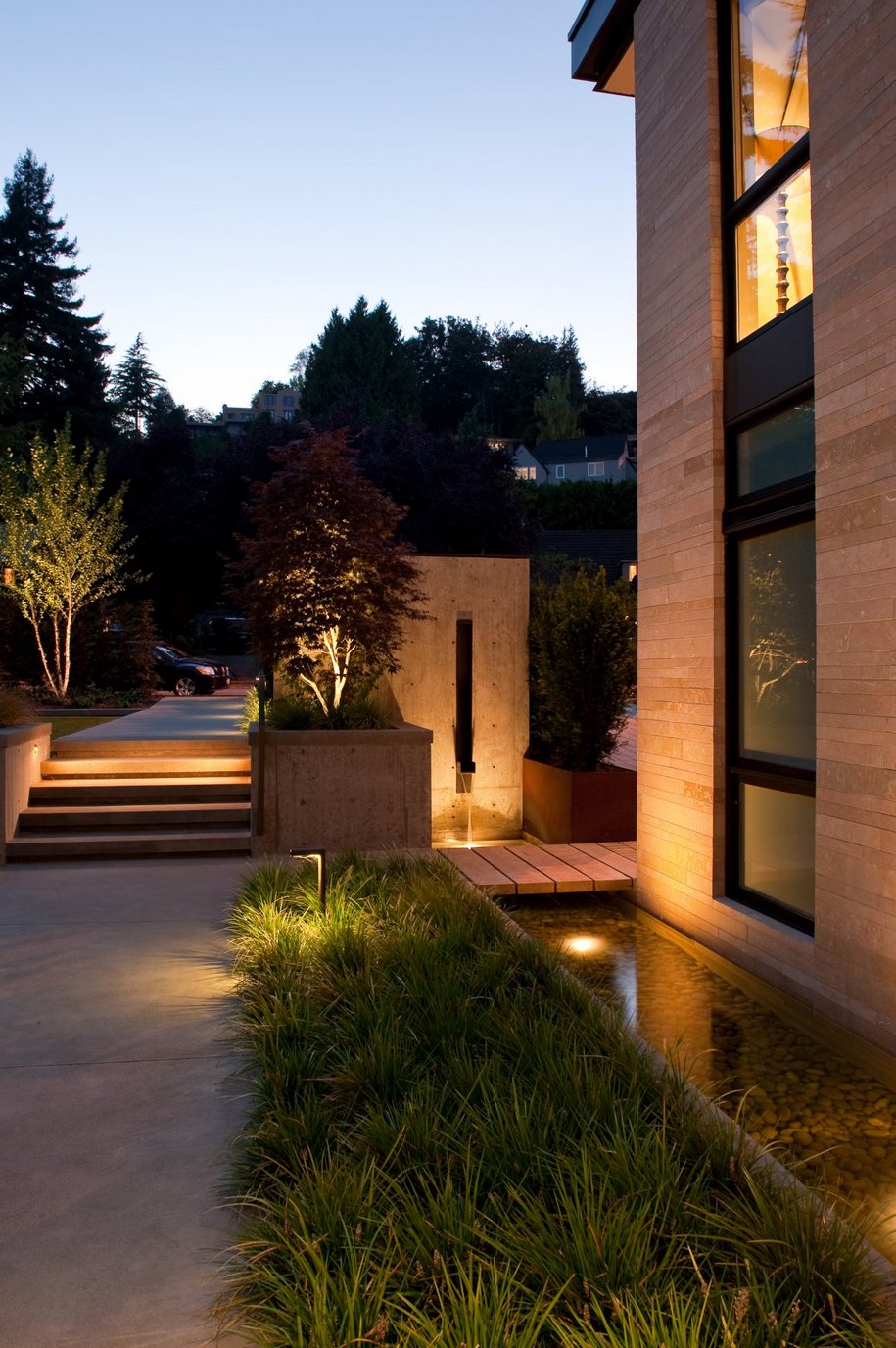 Уютная резиденция из бетона и стекла в Сиэтле, США