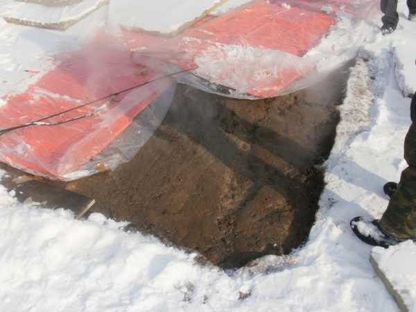 Заливка бетона при минусовой температуре