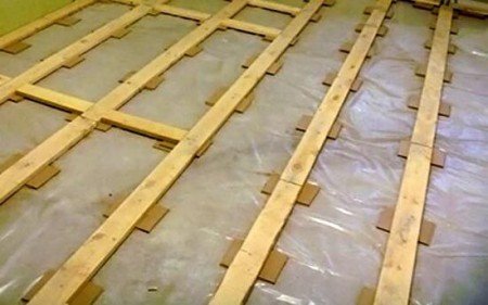 Как крепить лаги к бетонному полу? Крепление анкерами, саморезами, уголками