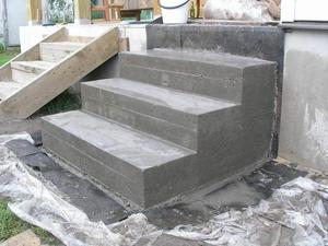 Как сделать ступеньки из бетона своими руками