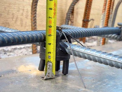 Измерение защитного слоя бетона для арматуры