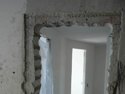 как сделать проем в бетонной несущей стене