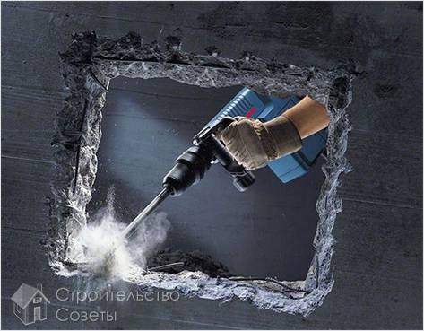 Как сломать бетонную стену - снос бетонной стены