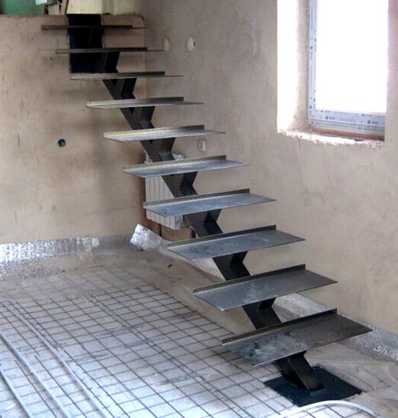 Металлическая лестница своими руками пошаговая инструкция