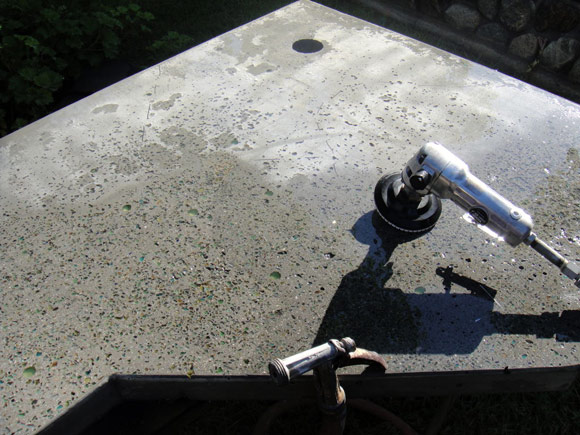 Столешница из полированного бетона своими руками