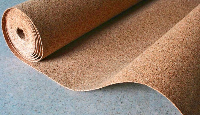 Как постельть пробковое покрытие на бетонный пол