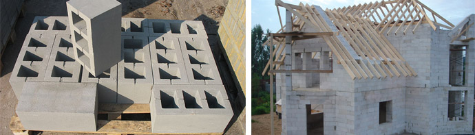 Строительство дома из бетона