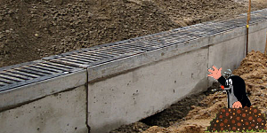 Лотки водоотводные бетонные