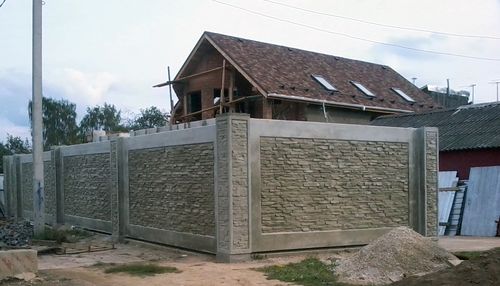 Форма для бетонного забора