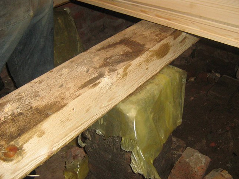 как сделать пол в старом деревянном доме