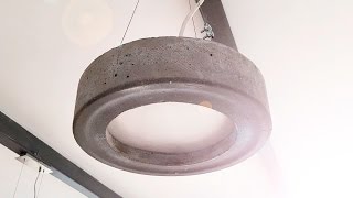 DIY Лампа из бетона / Concrete lamp