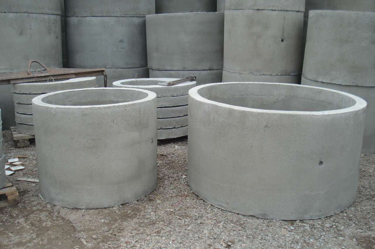 Кольца для канализации из бетона