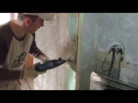 Как удалить масляную краску со стен