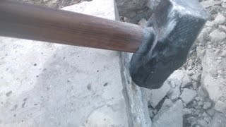 Как отрезать бетонный столб