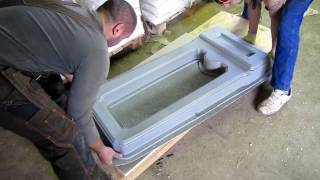 Памятники - технология мрамор из бетона