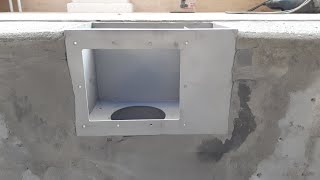 Установка закладного оборудования в бетонную чашу бассейна при строительстве