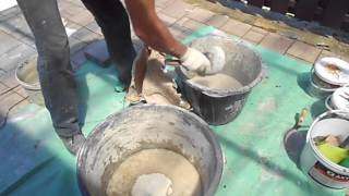 Советы от Панкрата Приготовление смеси для декоративного бетона
