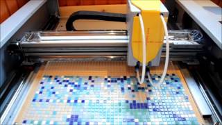 Robot-mosaic.com Mosaic tile layer, creates mosaic pattern. Mosaic assembling machine.